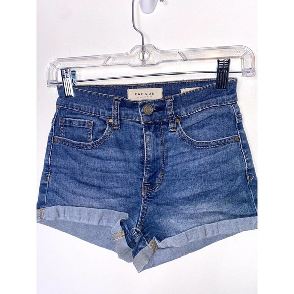 Pacsun Denim Shorts Women Size 24 Waist “The Shortie” Style * - Picture 1 of 2